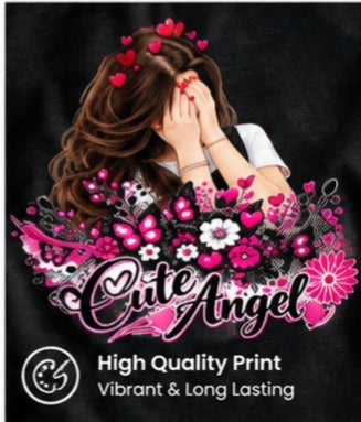 Cute Girl Standard Crew T-Shirt