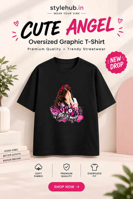 Cute Girl Standard Crew T-Shirt