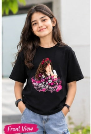 Cute Girl Standard Crew T-Shirt